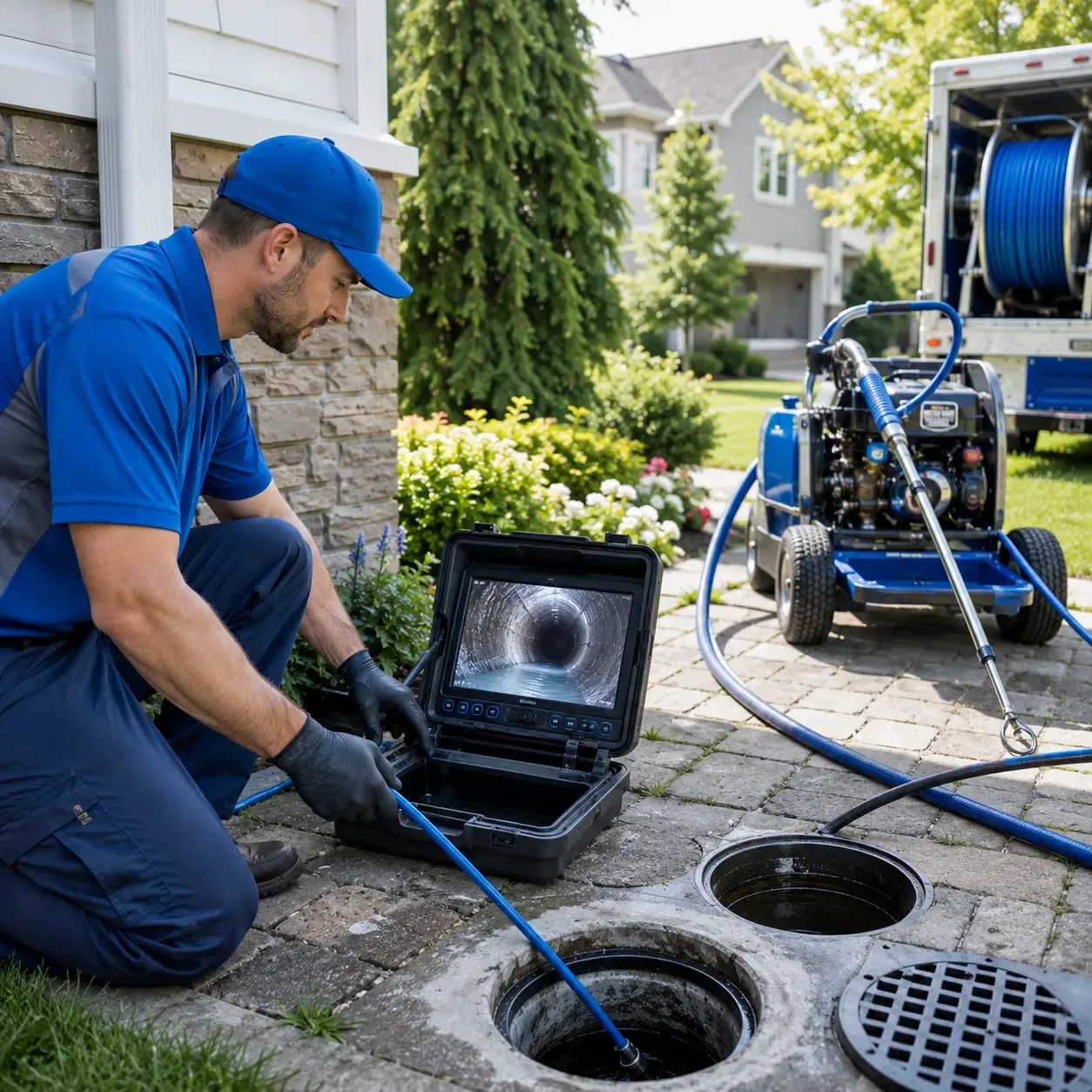 Outdoor drain cleaning professionals serving Sayre, PA